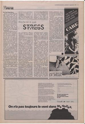 Le Soleil de Colombie, September 11, 1987, page 11