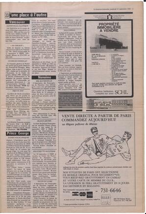 Le Soleil de Colombie, September 11, 1987, page 3