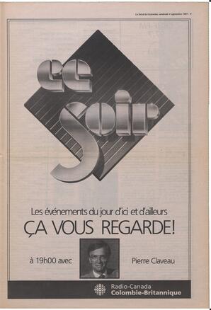 Le Soleil de Colombie, September 4, 1987, page 9