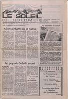 Le Soleil de Colombie, August 28, 1987