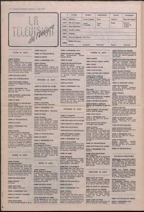 Le Soleil de Colombie, August 21, 1987, page 10