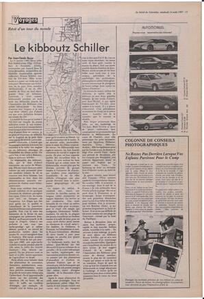 Le Soleil de Colombie, August 14, 1987, page 11