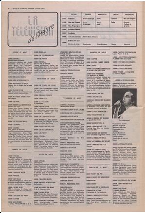 Le Soleil de Colombie, August 14, 1987, page 8