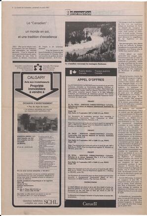 Le Soleil de Colombie, August 14, 1987, page 4
