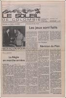 Le Soleil de Colombie, August 7, 1987