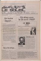 Le Soleil de Colombie, July 31, 1987
