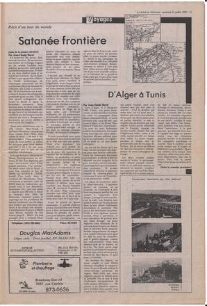 Le Soleil de Colombie, July 24, 1987, page 11