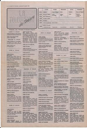 Le Soleil de Colombie, July 24, 1987, page 8