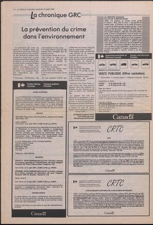 Le Soleil de Colombie, July 17, 1987, page 14