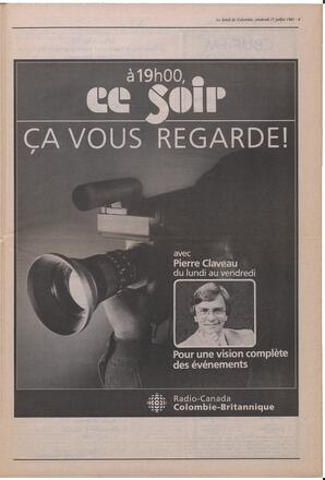 Le Soleil de Colombie, July 17, 1987, page 9