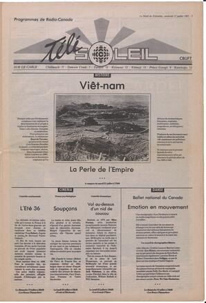 Le Soleil de Colombie, July 17, 1987, page 7