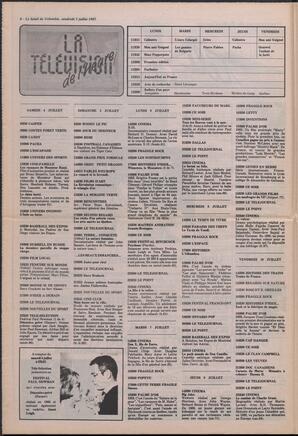 Le Soleil de Colombie, July 3, 1987, page 8