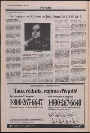 Le Soleil de Colombie, July 3, 1987, page 6