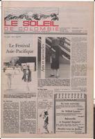 Le Soleil de Colombie, June 26, 1987