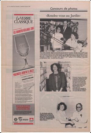 Le Soleil de Colombie, June 26, 1987, page 16
