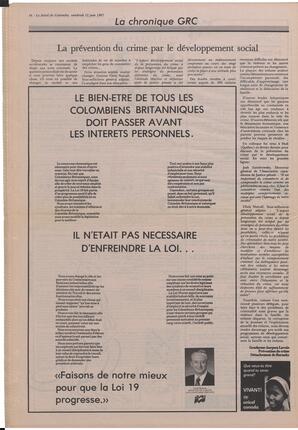 Le Soleil de Colombie, June 12, 1987, page 16