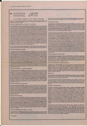 Le Soleil de Colombie, June 12, 1987, page 14