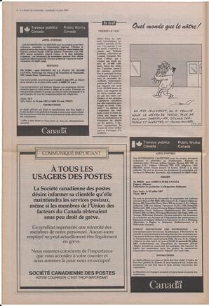 Le Soleil de Colombie, June 12, 1987, page 6