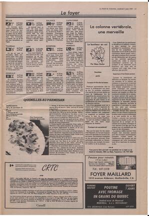 Le Soleil de Colombie, June 5, 1987, page 13