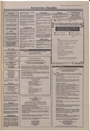Le Soleil de Colombie, May 29, 1987, page 15