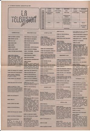 Le Soleil de Colombie, May 29, 1987, page 8