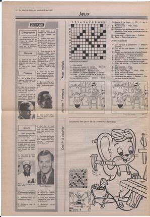 Le Soleil de Colombie, May 8, 1987, page 12