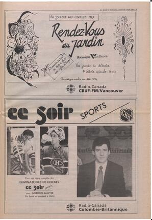 Le Soleil de Colombie, May 8, 1987, page 9