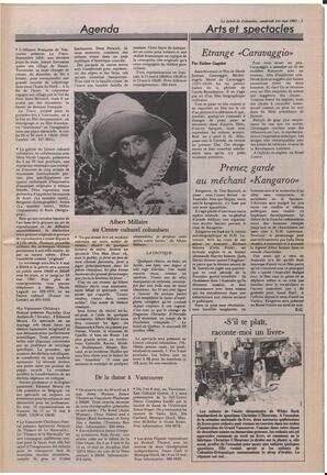Le Soleil de Colombie, May 1, 1987, page 5
