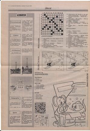 Le Soleil de Colombie, April 10, 1987, page 12
