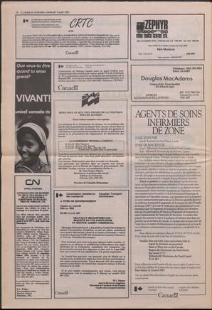 Le Soleil de Colombie, April 3, 1987, page 16