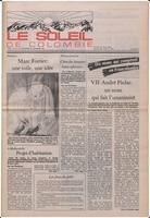 Le Soleil de Colombie, February 27, 1987