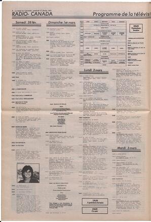 Le Soleil de Colombie, February 27, 1987, page 8