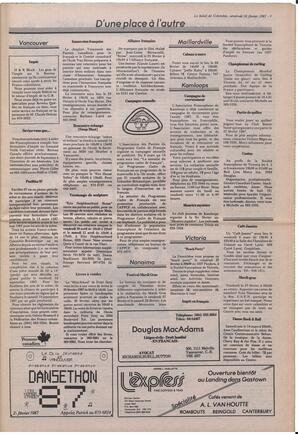 Le Soleil de Colombie, February 20, 1987, page 3
