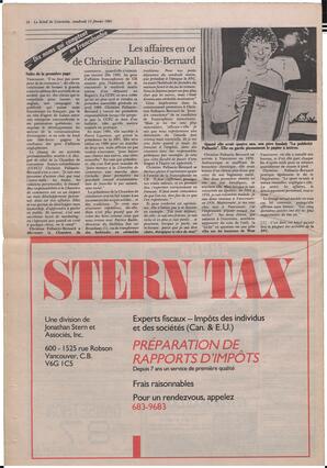 Le Soleil de Colombie, February 13, 1987, page 16