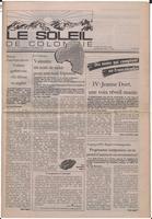 Le Soleil de Colombie, February 6, 1987