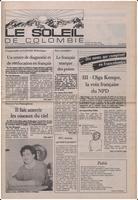 Le Soleil de Colombie, January 30, 1987