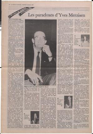 Le Soleil de Colombie, January 23, 1987, page 20