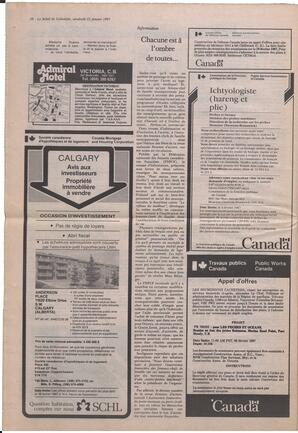 Le Soleil de Colombie, January 23, 1987, page 18