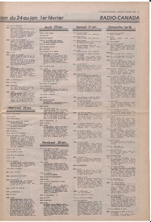 Le Soleil de Colombie, January 23, 1987, page 11