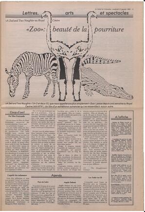 Le Soleil de Colombie, January 23, 1987, page 5