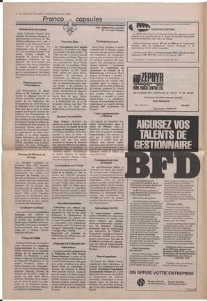 Le Soleil de Colombie, January 23, 1987, page 4