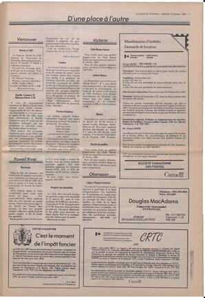 Le Soleil de Colombie, January 23, 1987, page 3