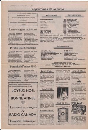 Le Soleil de Colombie, December 19, 1986, page 16