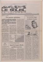Le Soleil de Colombie, December 12, 1986