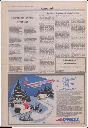 Le Soleil de Colombie, November 28, 1986, page 20
