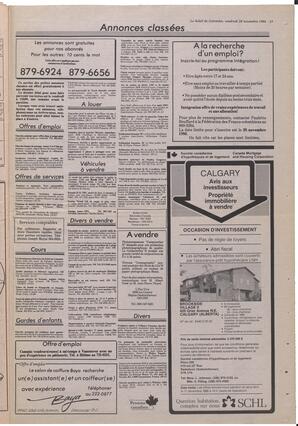 Le Soleil de Colombie, November 28, 1986, page 19