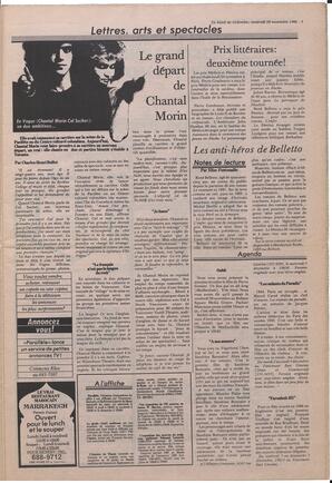 Le Soleil de Colombie, November 28, 1986, page 5