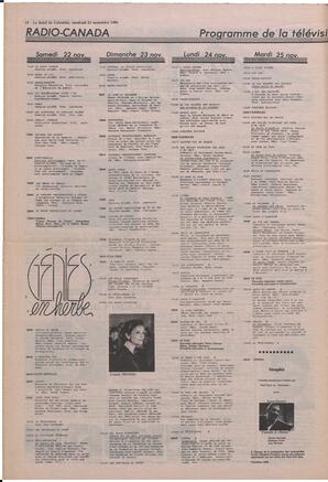 Le Soleil de Colombie, November 21, 1986, page 10