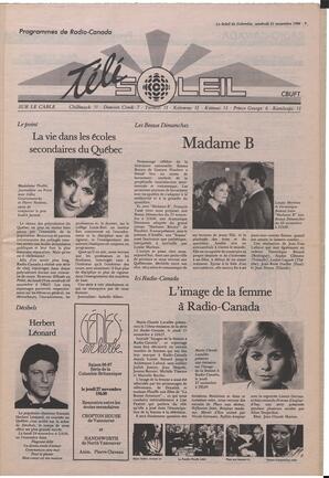 Le Soleil de Colombie, November 21, 1986, page 9