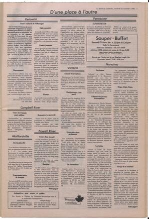 Le Soleil de Colombie, November 21, 1986, page 3